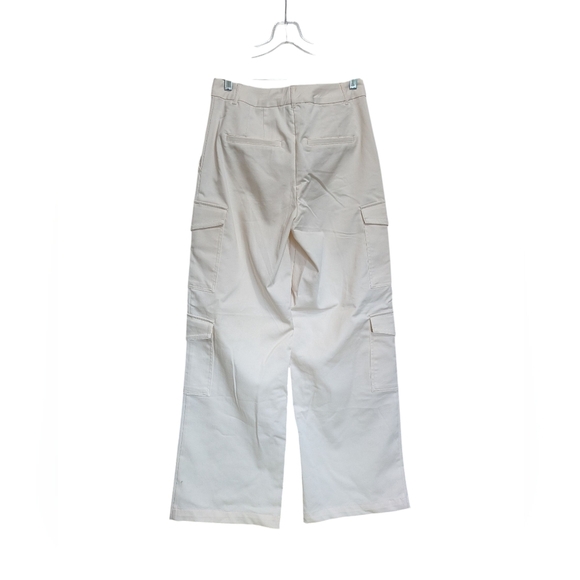 Dynamite Off-White High Rise Utility Pants Size 2 NWT - Picture 2 of 8